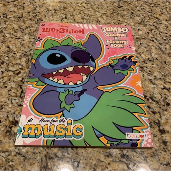 Disney | Toys | Disney Lilo And Stitch Jumbo Coloring And Activity Book ...